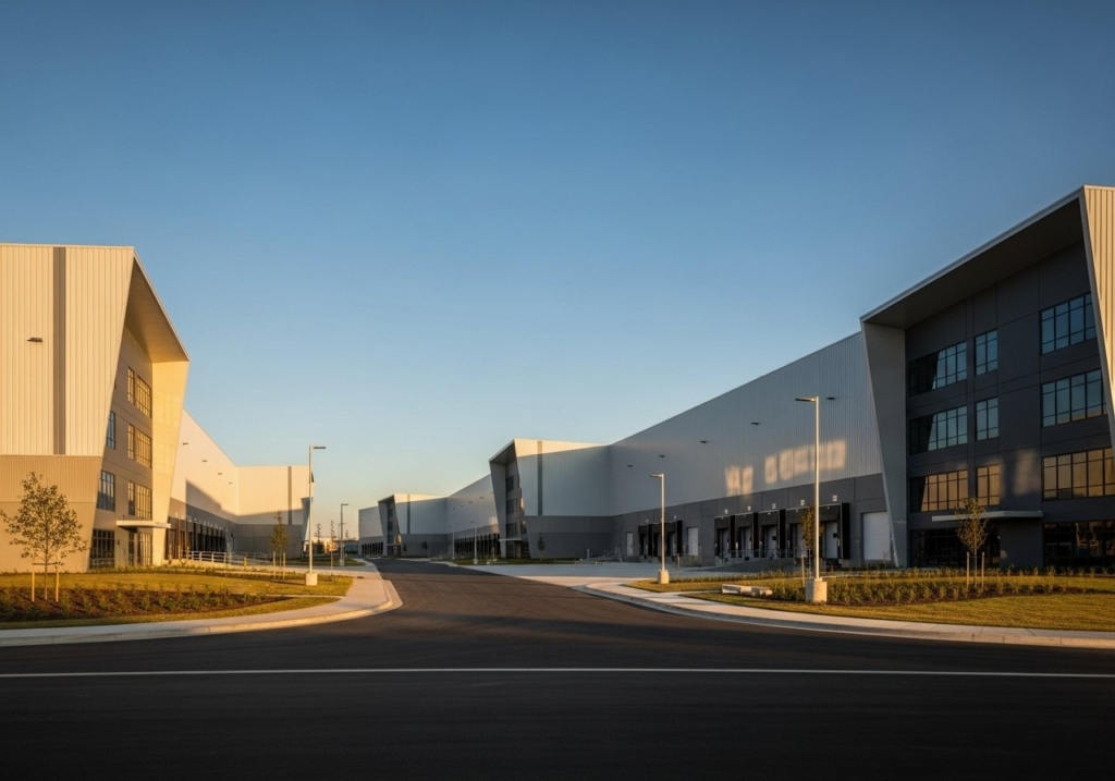 Vue d'ensemble des opportunités pour les bâtiments industriels à Niort, idéaux pour les entreprises en croissance.