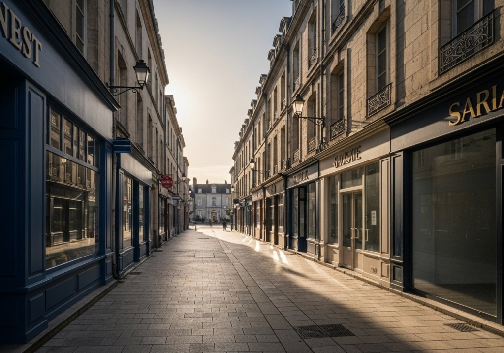 Une vue d'ensemble du marché pour la location de locaux commerciaux à Poitiers, illustrant les opportunités disponibles.