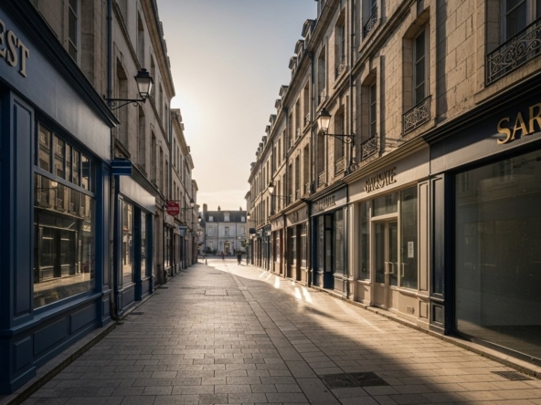 Une vue d'ensemble du marché pour la location de locaux commerciaux à Poitiers, illustrant les opportunités disponibles.