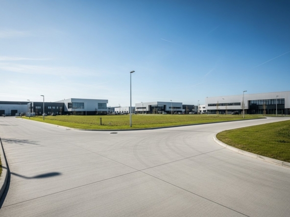 Une vue d'ensemble des nombreux sites industriels disponibles à Niort pour les entreprises en expansion.