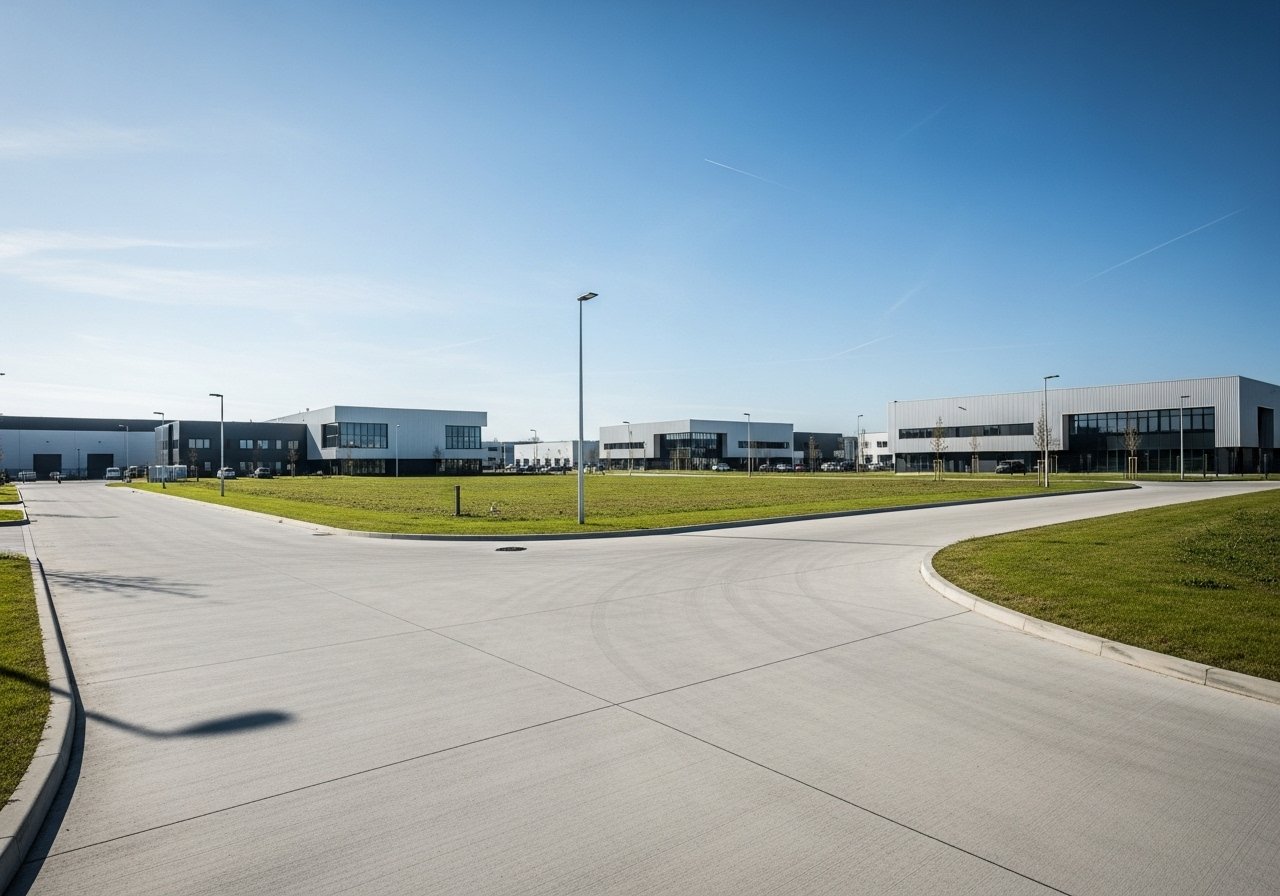 Une vue d'ensemble des nombreux sites industriels disponibles à Niort pour les entreprises en expansion.