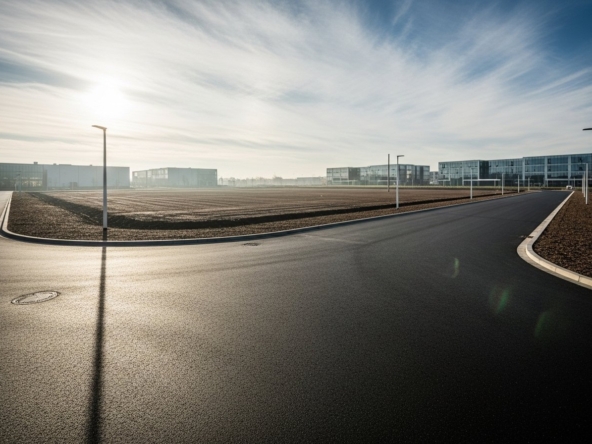 Vue d'ensemble schématique illustrant la disponibilité de plusieurs terrains industriels à Niort pour l'investissement.