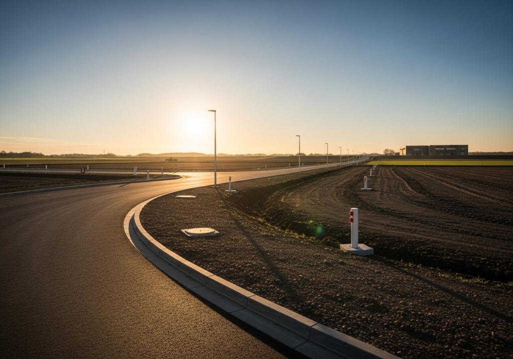 Concept visuel illustrant les opportunités offertes par la vente de terrain industriel à Niort pour les entreprises.