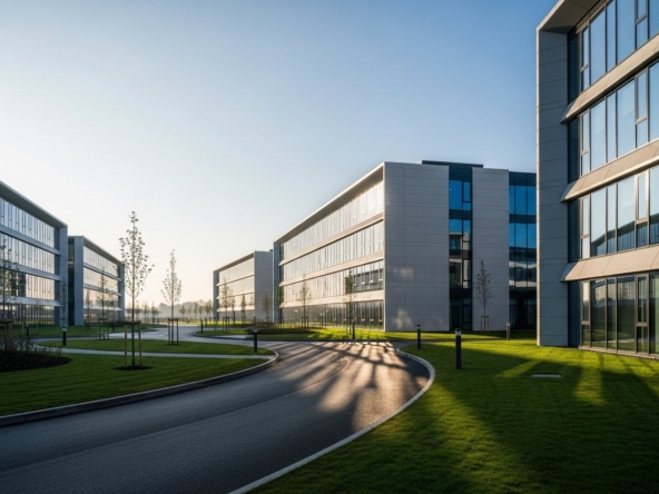 Vue d'ensemble des zones d'activités à Niort, un emplacement stratégique pour la croissance des entreprises locales.