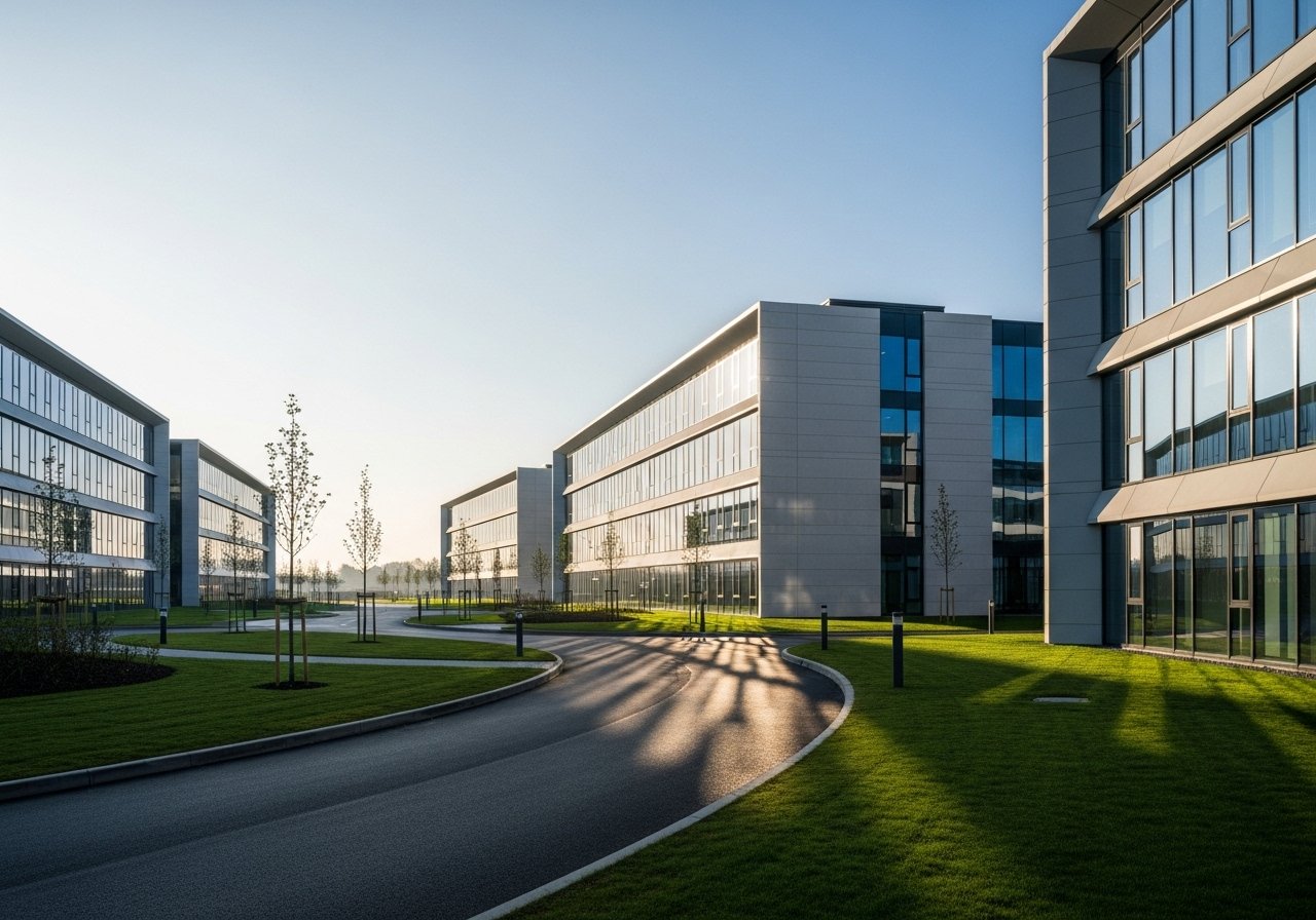 Vue d'ensemble des zones d'activités à Niort, un emplacement stratégique pour la croissance des entreprises locales.